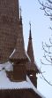 Church wooden roof