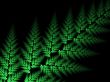 Fractal Abstract Background - Woven leaf