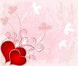 Romantic background vector illustration