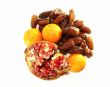 pomegranate. tangerines. dates