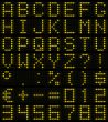 dot-matrix font
