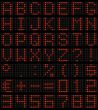 dot-matrix font