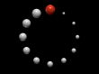 3D clockface or loading symbol