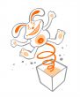 happy rabbit contour