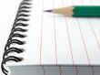 notepad with pencil 7