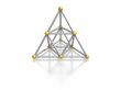magnetic pyramid (high resolution 3D image)