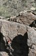 desert rock climber
