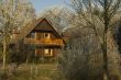 chalet in wintertime