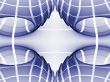 Fractal Abstract Background - Corner shapes border