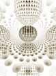 Fractal Abstract Background - 3d layered spheres