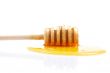 Honey and wooden drizzler