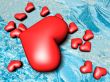 red hearts