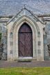 Old chapel wooden door