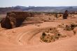 Plateau in the canyons. Made by the wind