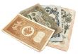 Old banknoty.
