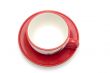 tea cup and saucer on white