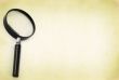 magnifying glass with copy space