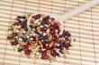 Cooking Spoon with colorful mixed Beans