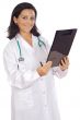 attractive lady doctor