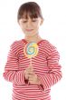 Girl with lollipop