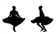 Dancings girls.