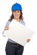 Smiling female architect