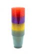 Color plastic cups