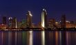 San Diego at night