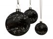 Christmas balls isolated on white background