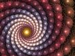 Fractal Abstract Background - Layered Spirals