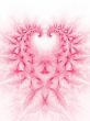 Fractal Abstract Background - Woven Heart