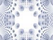 Fractal Abstract Background - Layered bubble border