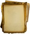 A Stack of old blank papers