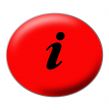 Information Oval Red Button