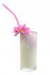 glass with a  milk - shake
