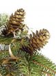 fur-tree with two gold cones