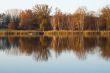 Lake in autumn. Switzerland. Zurich