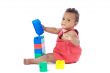 Baby with blocks