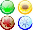 Buttons four seasons