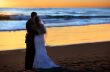 Wedding at sunset