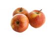 Three red apples