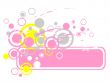 Pink abstract frame