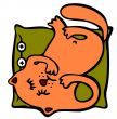 Sleeping cat