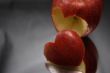 Incised apple heart