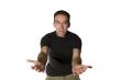 Young Man with Outstretched Arms