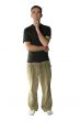Isolated Young Man Looking Up