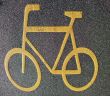 Road sign. Cycle