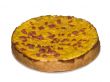 Pie with onions, cheese and meat