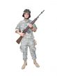 Soldier with rifle