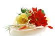collection of flowers with a perls